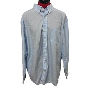 Vineyard Vines Men’s Blue Long Sleeve Dress Shirt Size XL